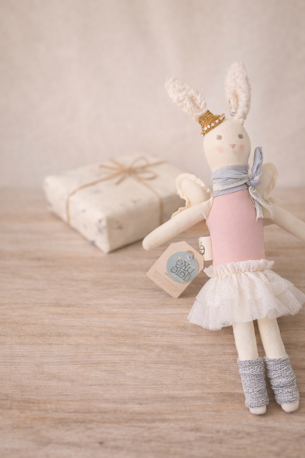Muñeco artesanal y libro didáctico