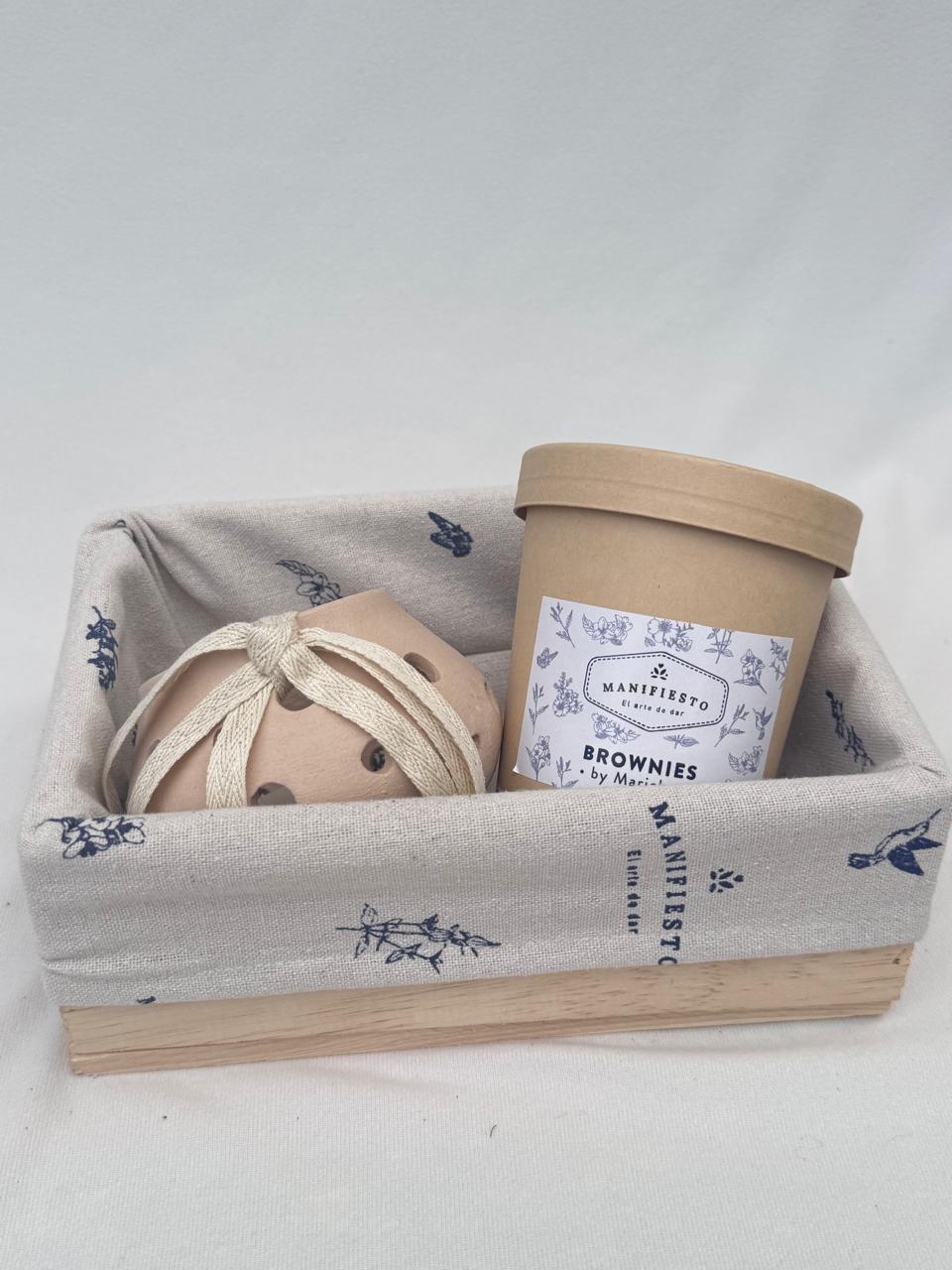 Contigo- brownies y farolitos de luz