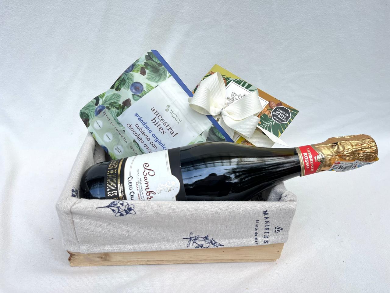 Chocolate y lambrusco