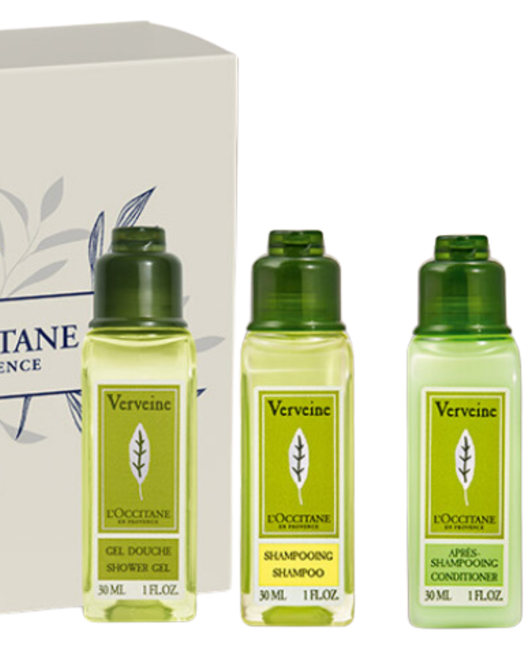 Caja tés del Amazonas y mini kit verbena de L´Occitane
