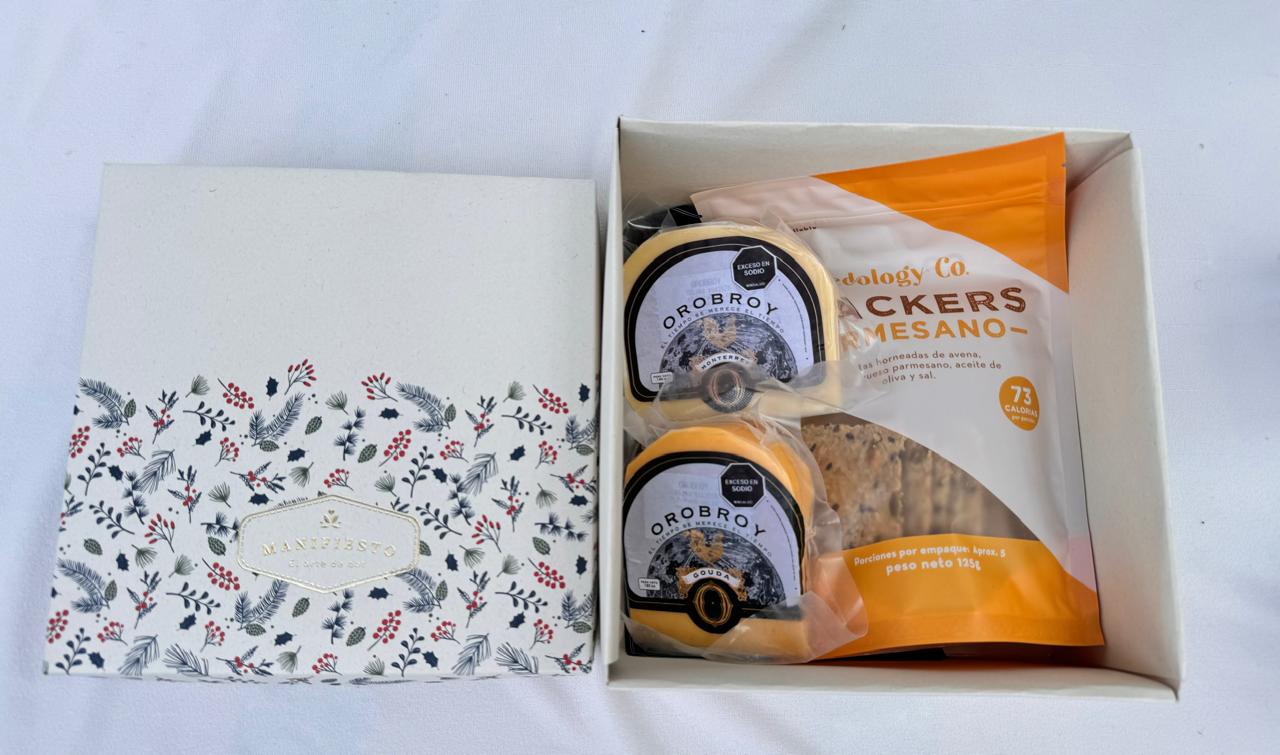 Box crackers y queso | Regalo