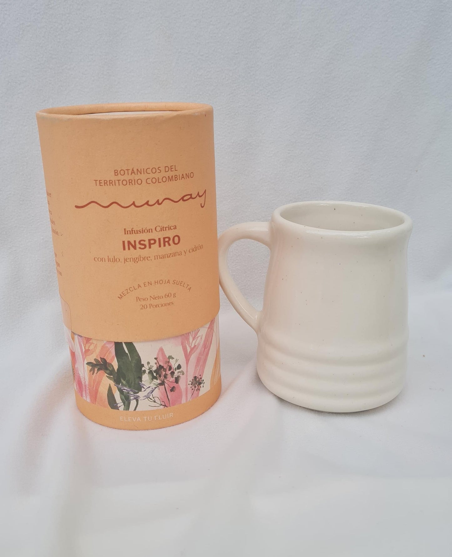 Tubito de te y mug artesanal