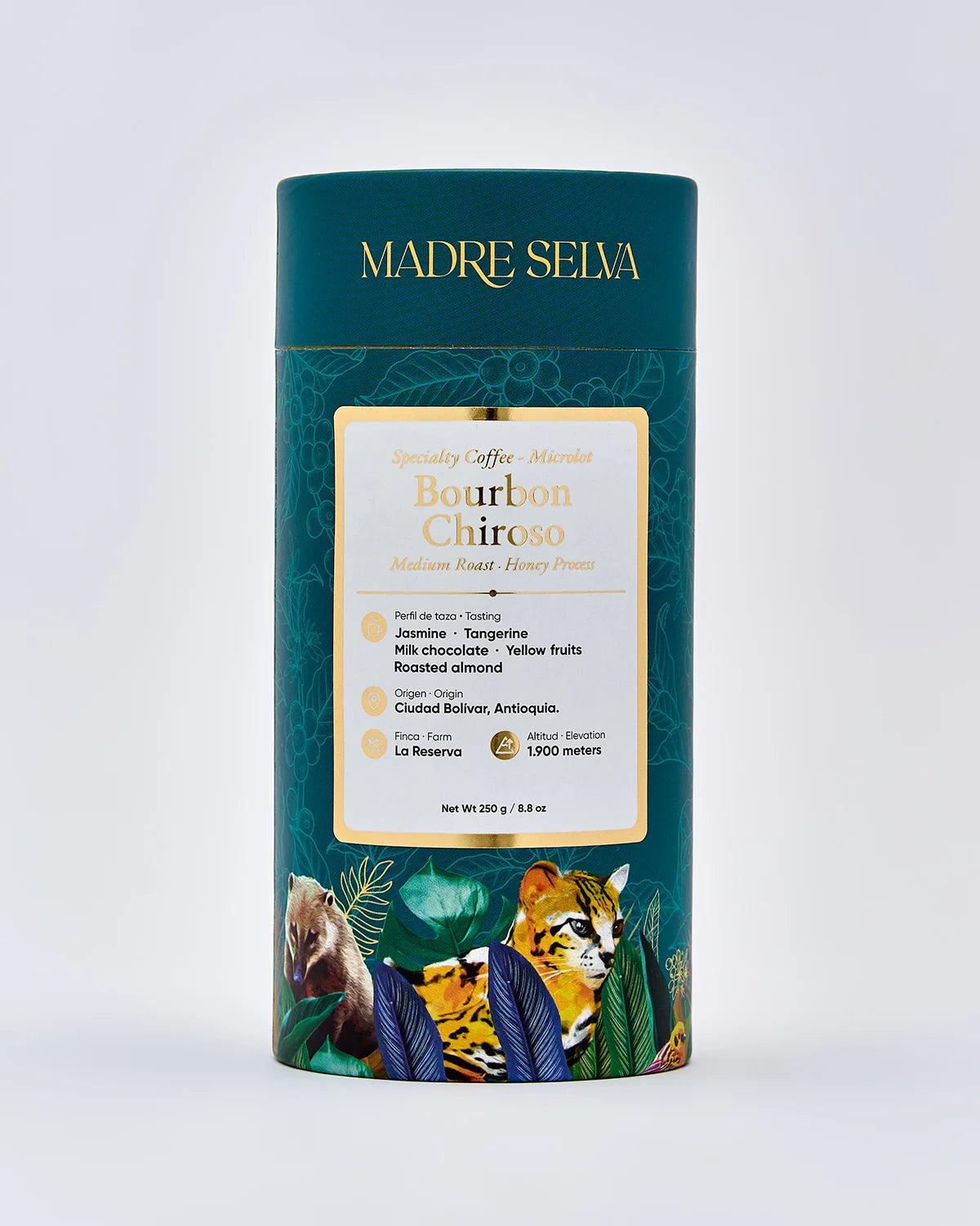 tubo premium de café molido