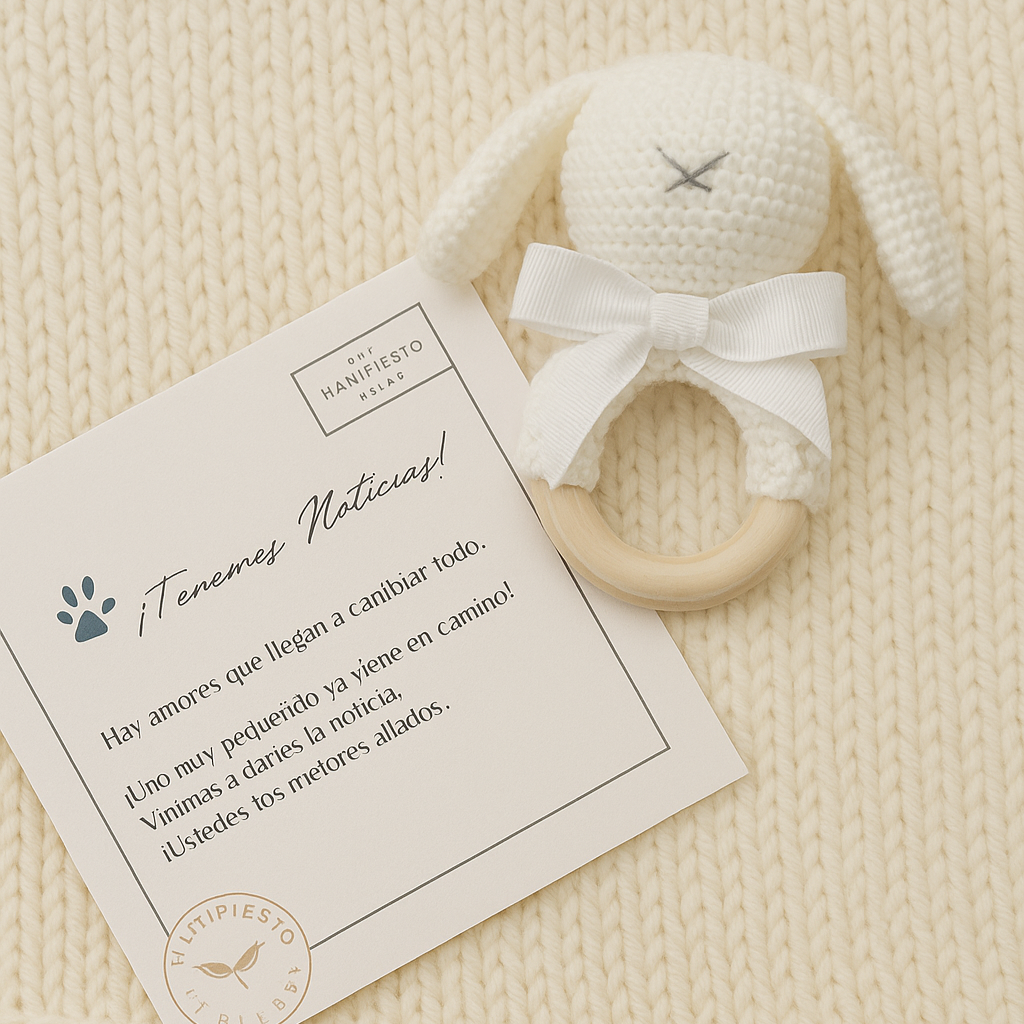 Regalos para contar ¡Tenemos Noticias! Vamos a ser papás