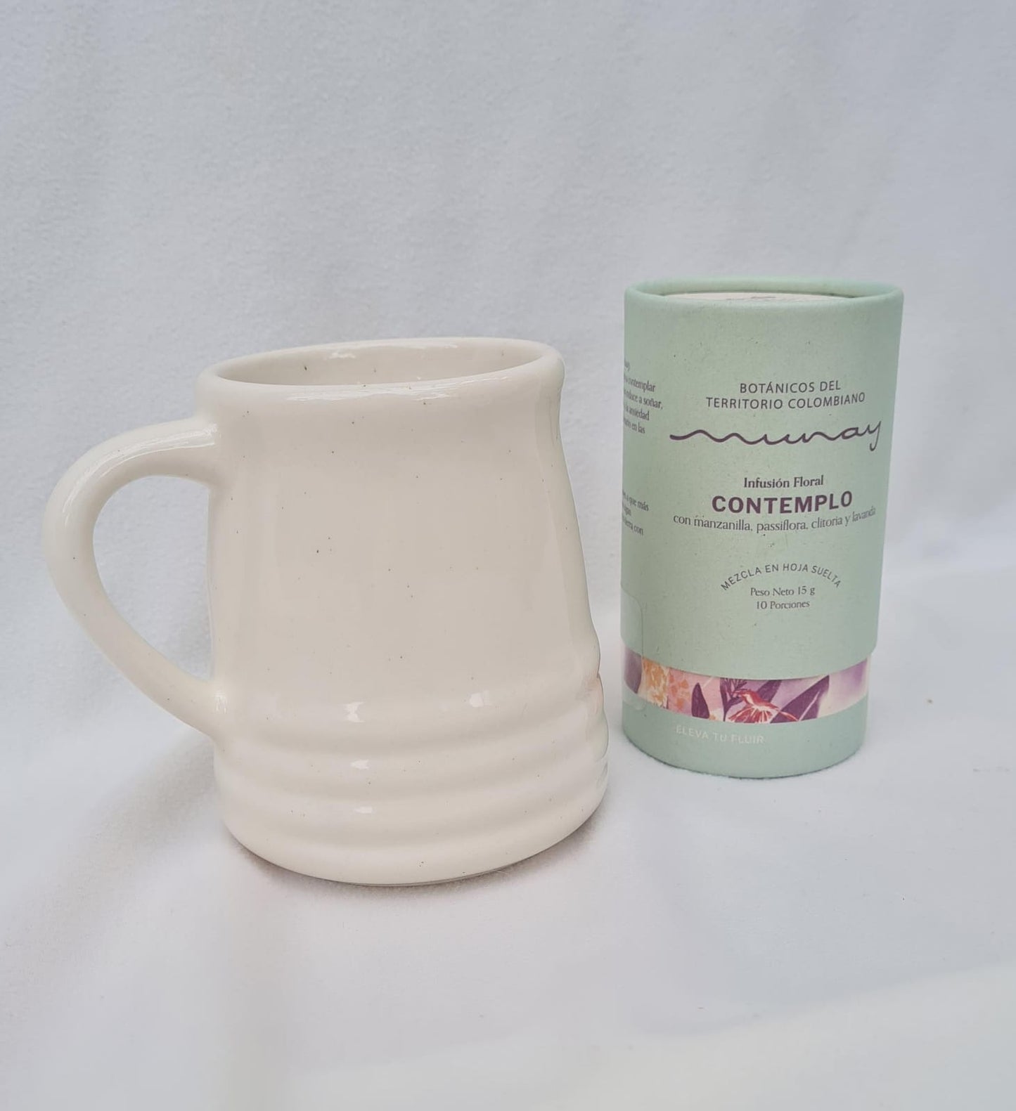 Tubito de te y mug artesanal