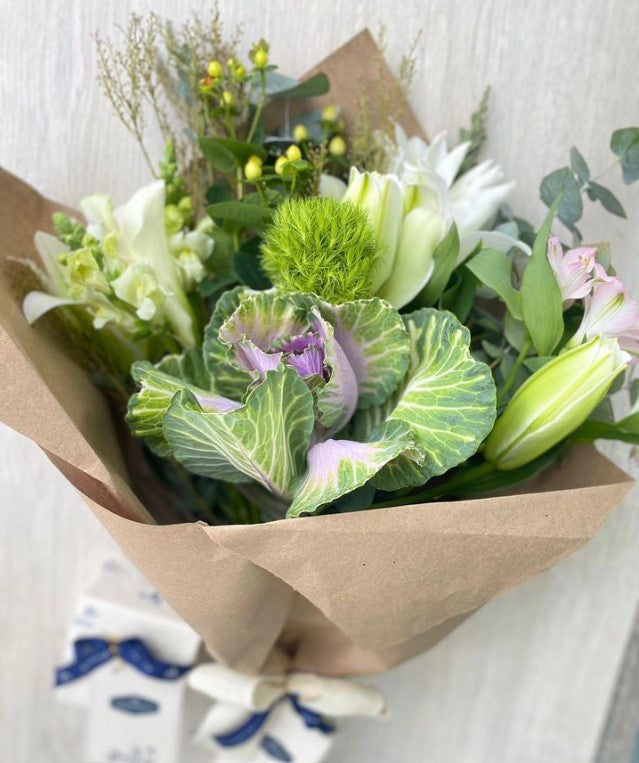 ramo de flores con donacion