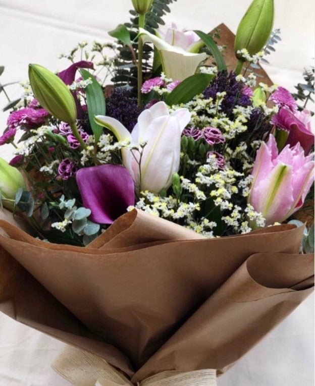 ramo de flores con donacion