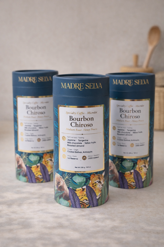 Tubo de café molido premium