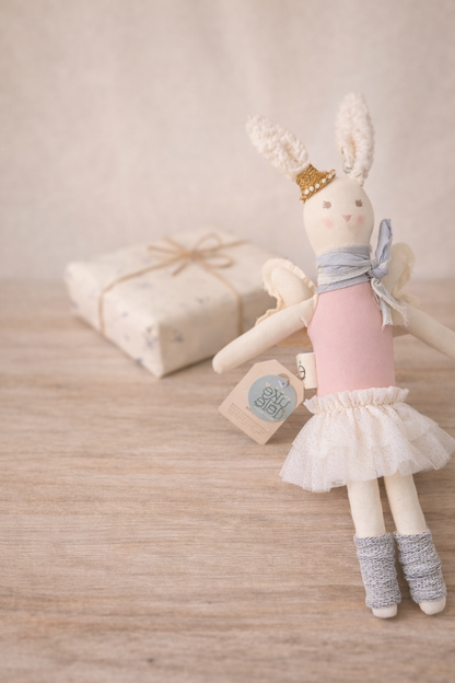 Muñeco artesanal y libro didáctico