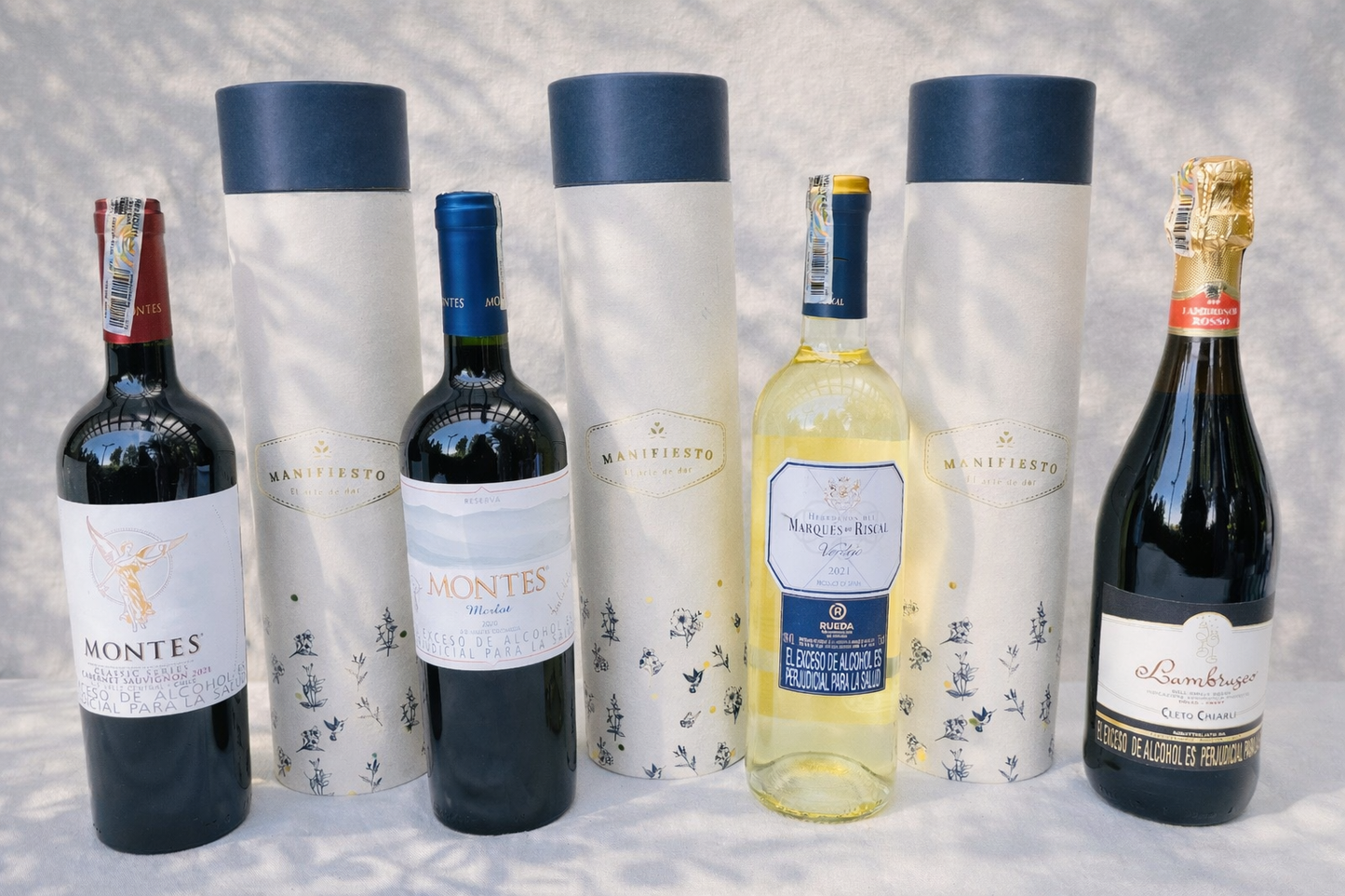 Vino con empaque