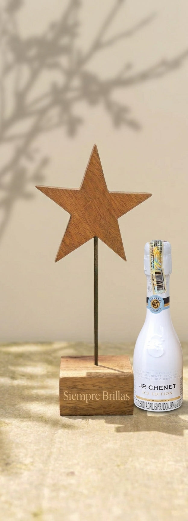 Siempre Brillas - Estrella de madera