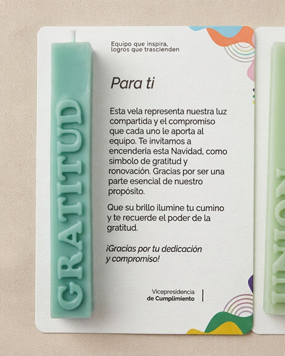 Velita de Gratitud