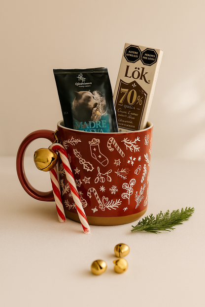 Kit taza de café Navidad