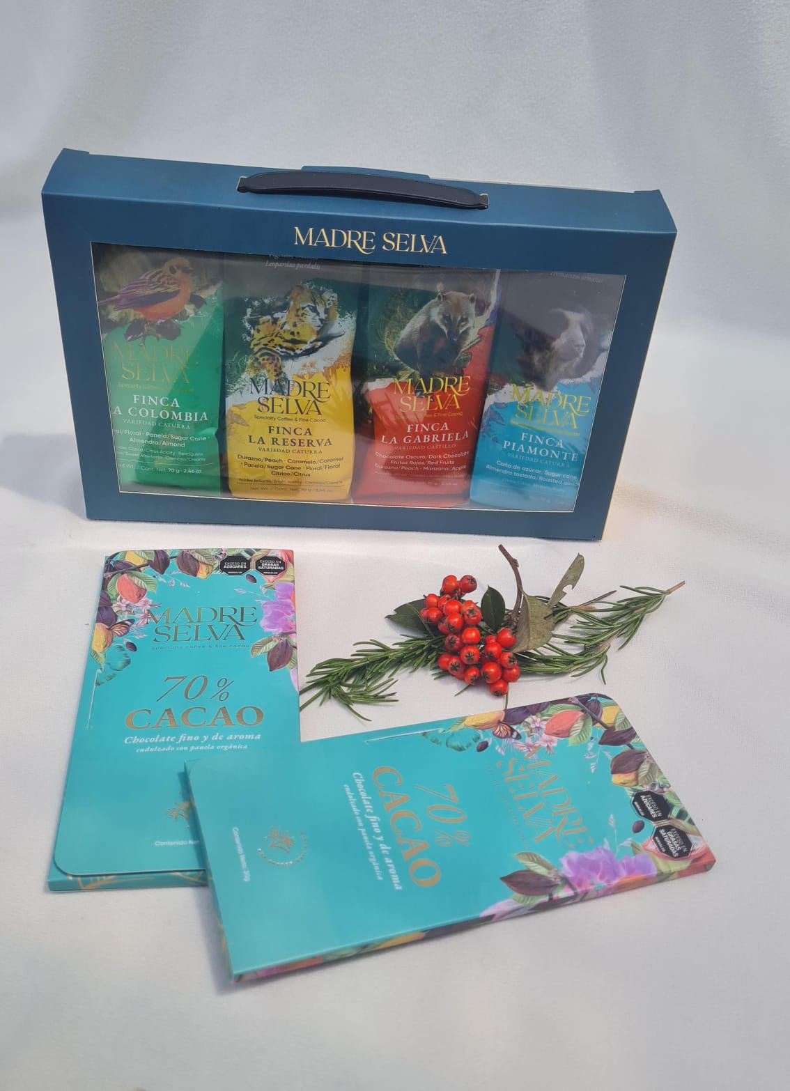 Set de cata de cafés | Set de cuatro Cafés Artesanales – 70 g c/u