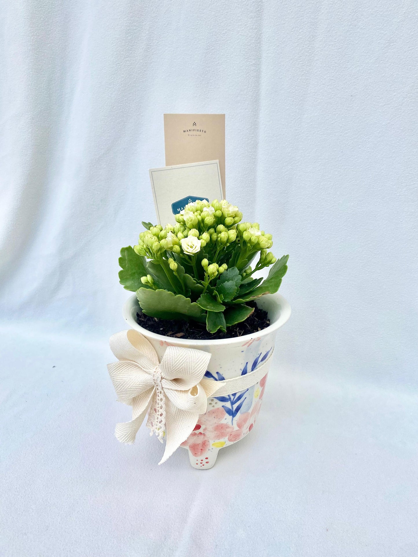 Matera Artesanal con Florecitas – Diseño de Alado & Co, Regalo con Propósito
