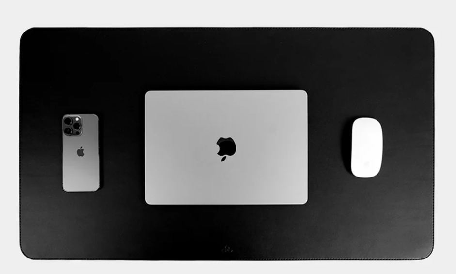 Deskpad de cuero vegano
