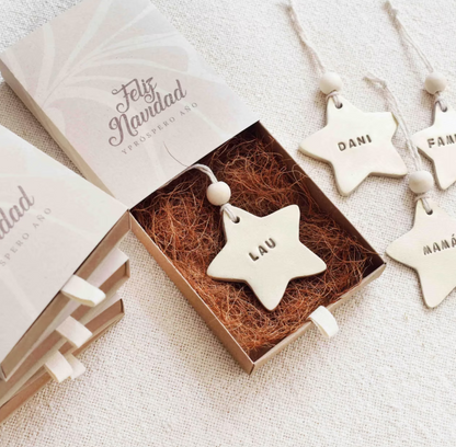 Estrellitas charms para el árbol | Corporativo