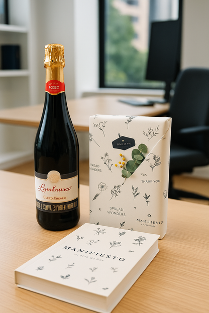 Libro y lambrusco |Placer favorito