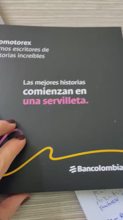 Agendas- Las mejores ideas nacen en una servilleta