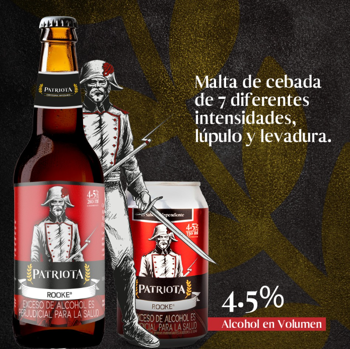 Fourpack La Patriota- La cerveza con más historia