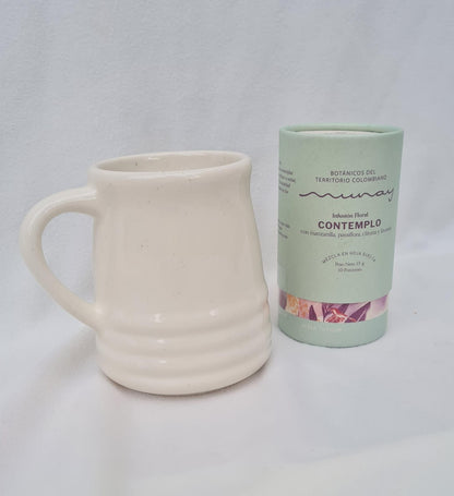 Tubito de te y mug artesanal